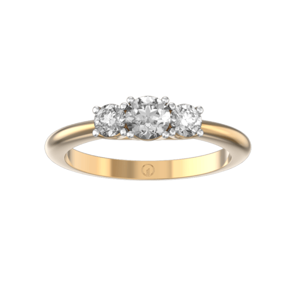 View of the 0.30 ct Alexa Solitaire Diamond Engagement Ring in close up