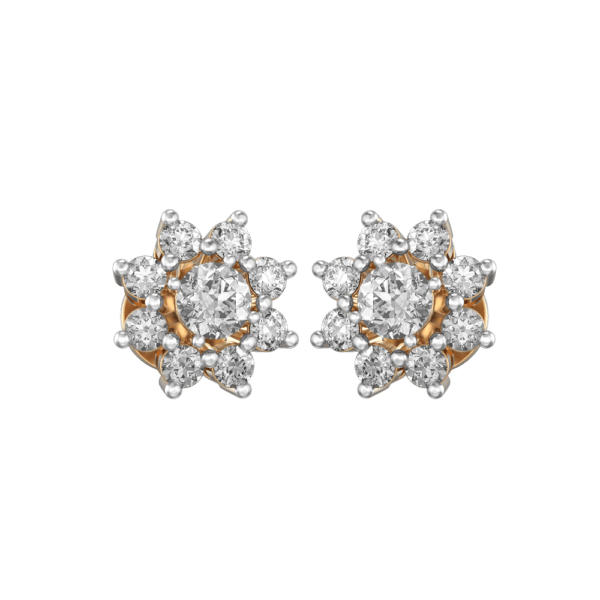 0.30 ct Amaranth Solitaire Diamond Earrings made from VVS EF diamond quality with 1.52 carat diamonds