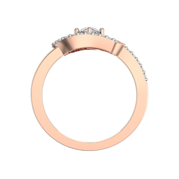 An additional view of the 0.30 ct Magical Sabrina Diamond Ring
