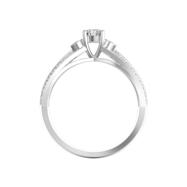 An additional view of the 0.30 ct Timeless Tilia Solitaire Diamond Engagement Ring