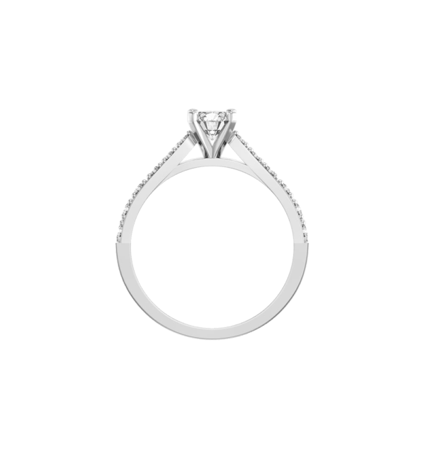 An additional view of the 0.40 Ct Amaranthine Love Solitaire Diamond Engagement Ring