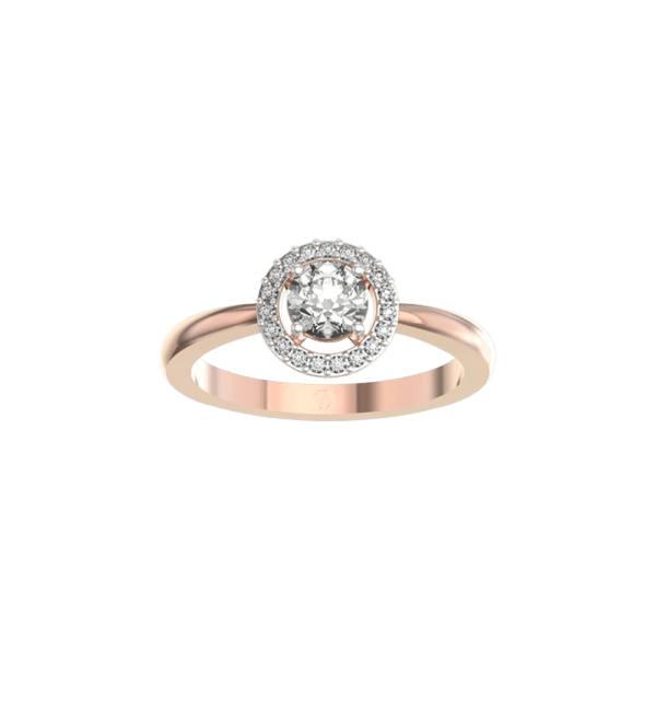 View of the 0.40 Ct Circlet Ambitions Solitaire Diamond Engagement Ring in close up