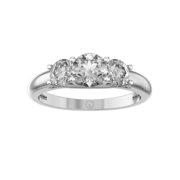 View of the 0.40 ct Alexa Solitaire Diamond Engagement Ring in close up