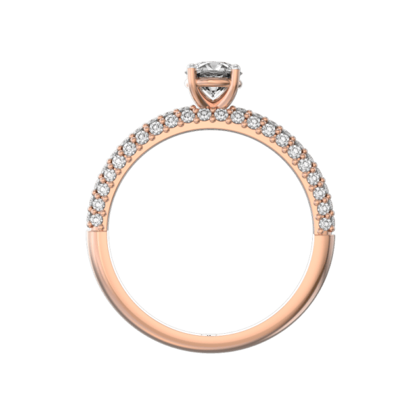 An additional view of the 0.40 ct Angel's Kiss Solitaire Diamond Engagement Ring