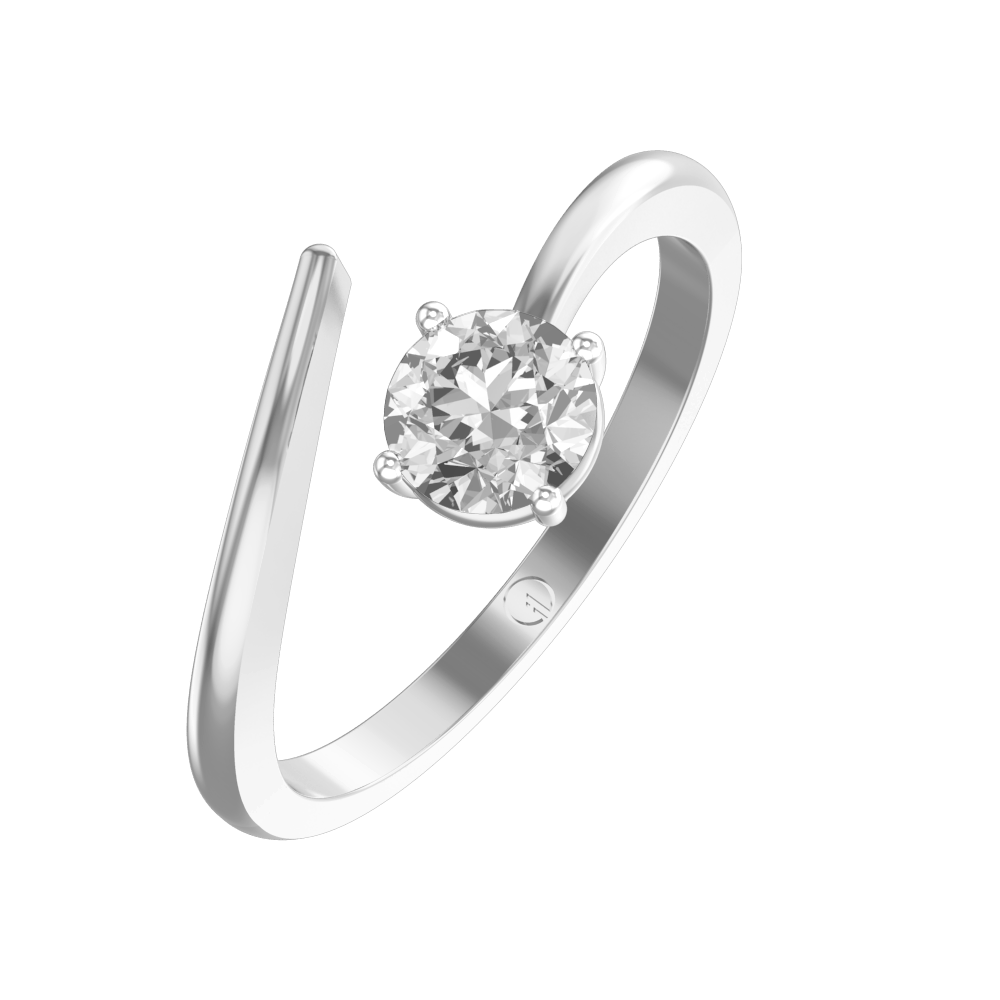 Tangled Love Solitaire Diamond Engagement Ring Online Jewellery Shopping  India | White Gold 14K | Candere by Kalyan Jewellers