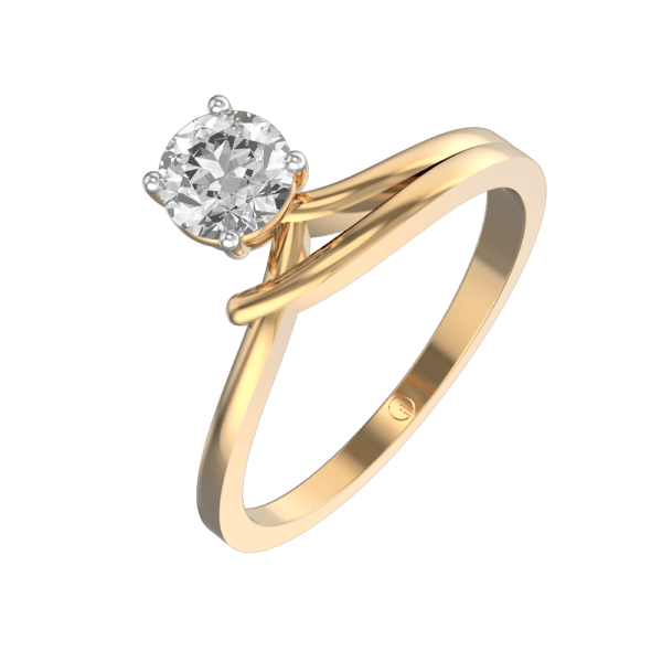 0.40 ct Zesty Zenith Solitaire Diamond Engagement Ring made from VVS EF diamond quality with 0.4 carat diamonds