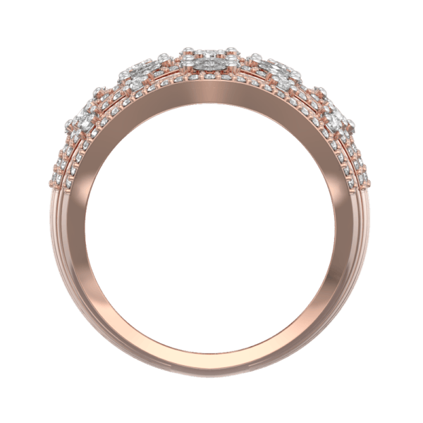 An additional view of the Aristocratic Affections Diamond Ring