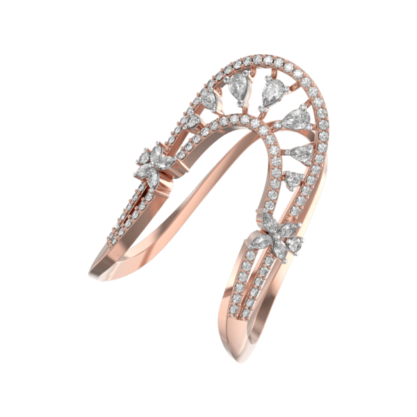 Bespoken Beauty Vanki Diamond Ring made from VVS EF diamond quality with 0.97 carat diamonds