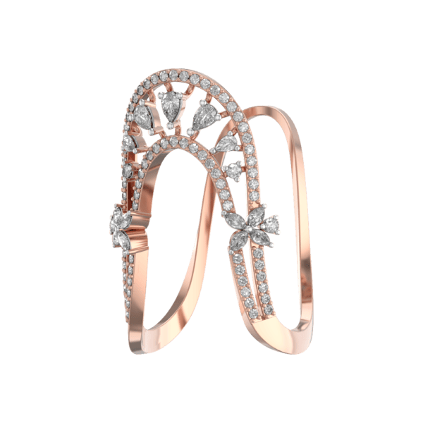 An additional view of the Bespoken Beauty Vanki Diamond Ring