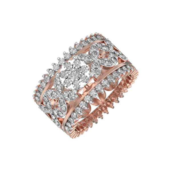Breathtaking Spell Diamond Ring made from VVS EF diamond quality with 1.14 carat diamonds