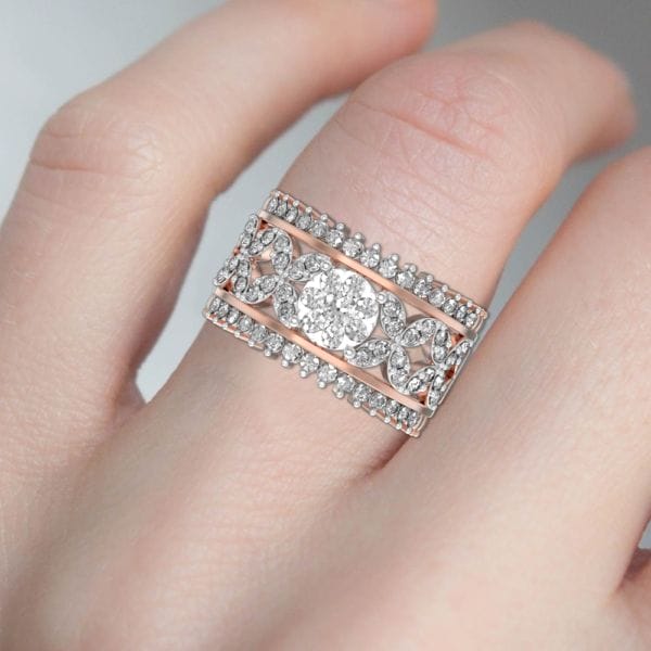 Human wearing the Breathtaking Spell Diamond Ring