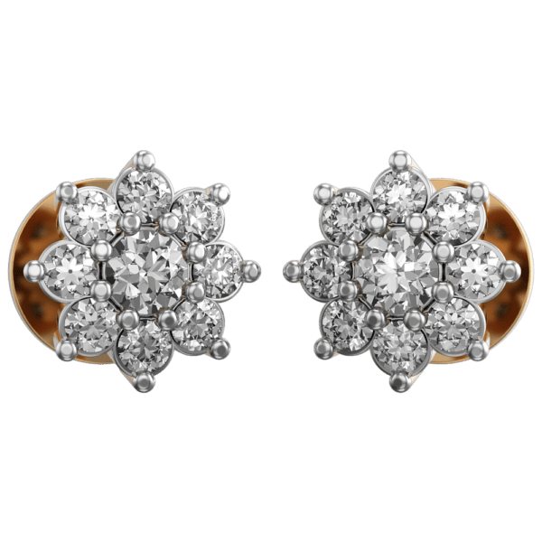 Empowered Elsa Diamond Earrings made from VVS EF diamond quality with 0.56 carat diamonds