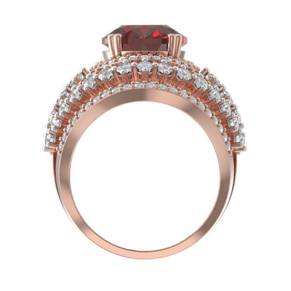 An additional view of the Fiery Fascinations Diamond Ring
