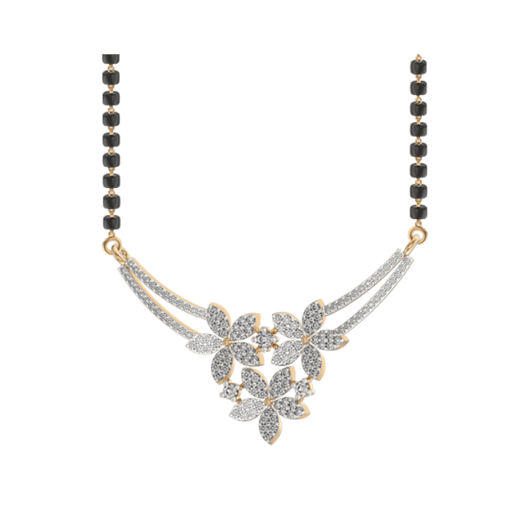 Forever Yours Diamond Mangalsutra made from VVS EF diamond quality with 0.87 carat diamonds