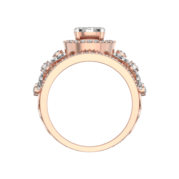 An additional view of the Grandiose Opulence Diamond Ring