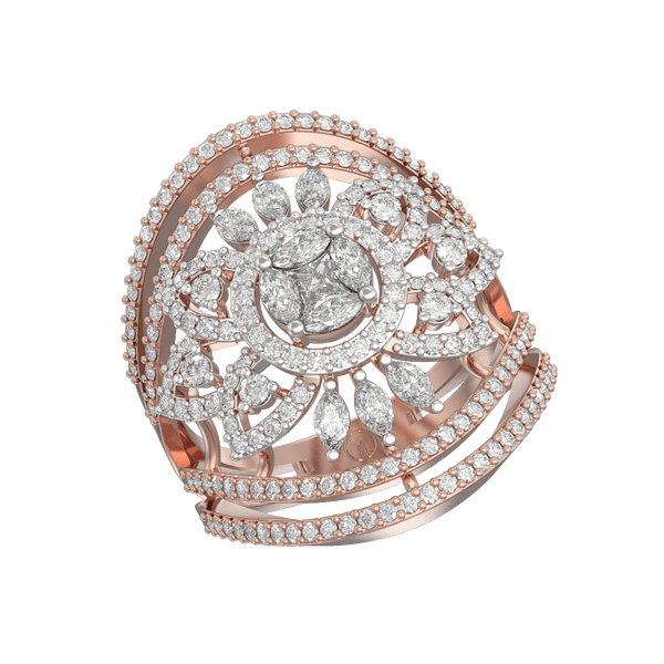 Honorable Heiress Diamond Ring made from VVS EF diamond quality with 1.58 carat diamonds