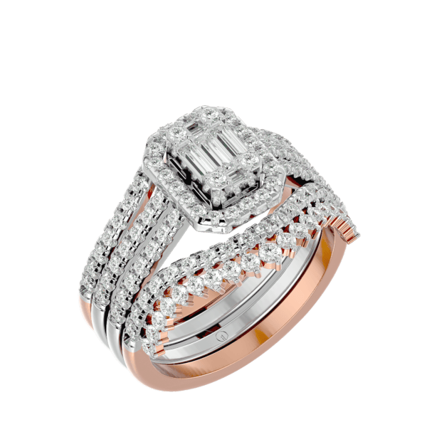 Majestic Marvel Solitaire Illusion Diamond Ring made from VVS EF diamond quality with 1.29 carat diamonds