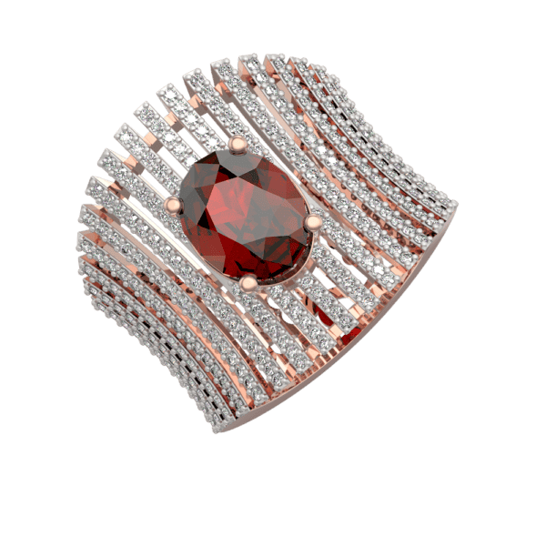 Matriarch Grandiose Diamond Ring made from VVS EF diamond quality with 0.89 carat diamonds