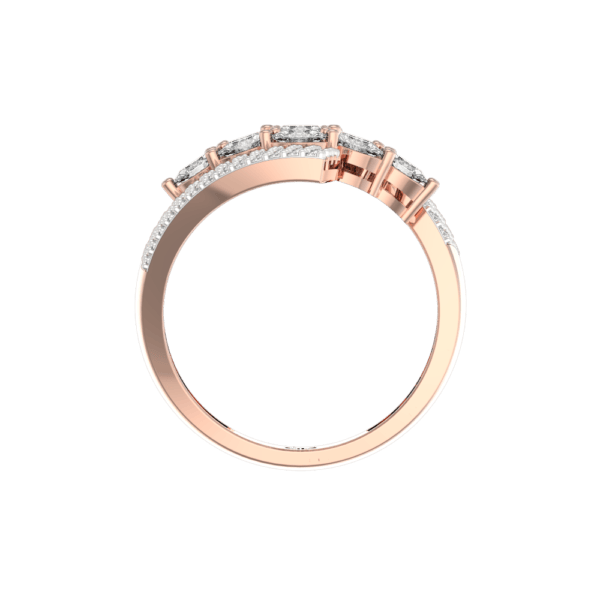 An additional view of the Mesmerizing Dreams Diamond Ring