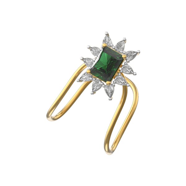 Nature's Kiss Vanki Diamond Ring made from VVS EF diamond quality with 0.7 carat diamonds