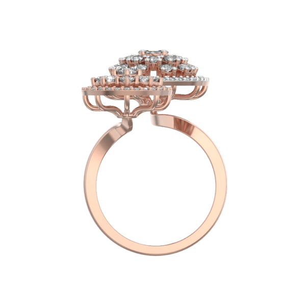 An additional view of the Queenly Mesmerizations Diamond Ring