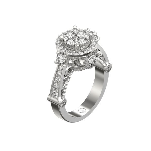 Royal Impressions Diamond Ring made from VVS EF diamond quality with 1.39 carat diamonds