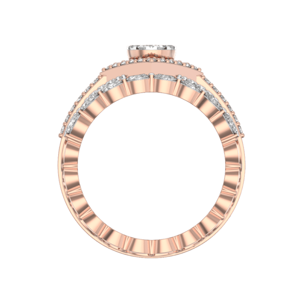 An additional view of the Royal Memoir Diamond Ring