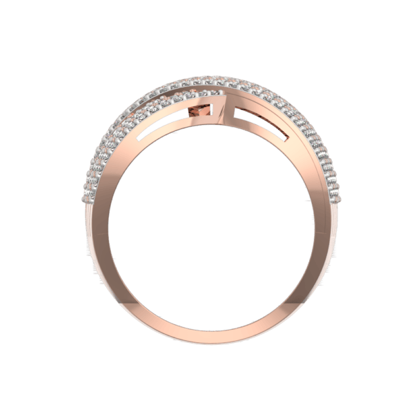An additional view of the Royal Regina Diamond Ring