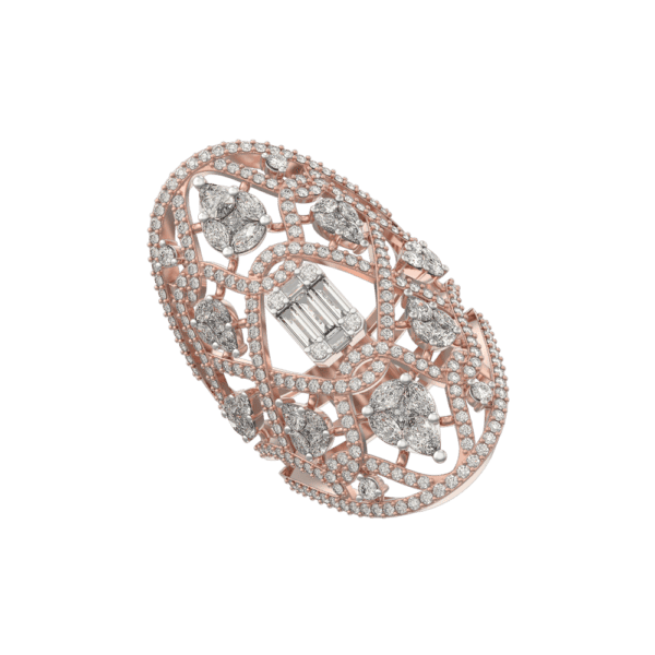 Sensational Symphony Diamond Ring made from VVS EF diamond quality with 2.63 carat diamonds