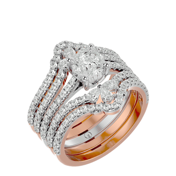 Splendid Sparkle Solitaire Illusion Diamond Ring made from VVS EF diamond quality with 1.47 carat diamonds