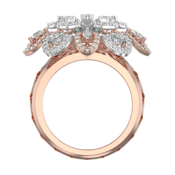 An additional view of the Stupefying Scintillations Diamond Ring