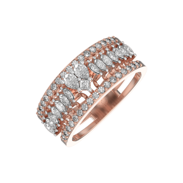 Stupendous Heart Diamond Ring made from VVS EF diamond quality with 0.95 carat diamonds
