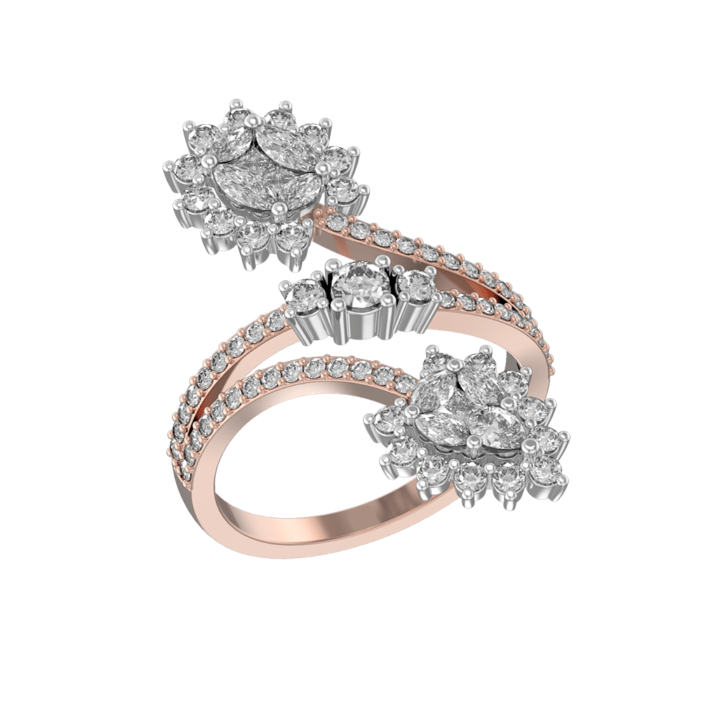 Tiny Engagement Ring, 14K / 18K Rose Gold Ring, Thin Diamond Ring, Delicate Wedding  Ring, Daily Wear, Stacking Ring, Seven Diamonds Ring - Etsy