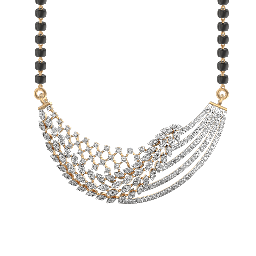 Waves-Of-Shimmer-Diamond-Mangalsutra-MS0074A-View-01