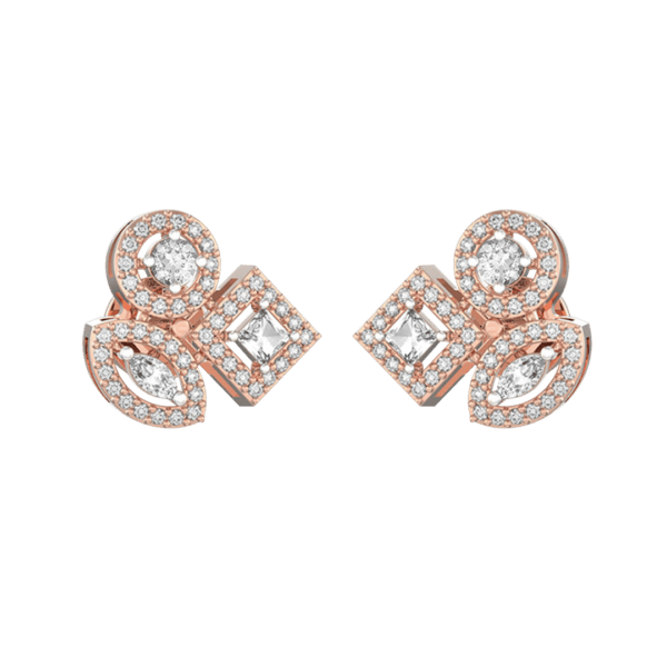 Cosset Dazzles Diamond Earrings made from VVS EF diamond quality with 1.06 carat diamonds
