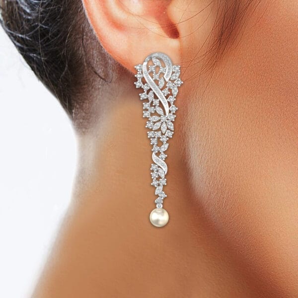 Shimmering Sparkles Diamond Earrings