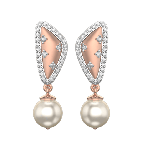 Attractive Angles Diamond Earrings