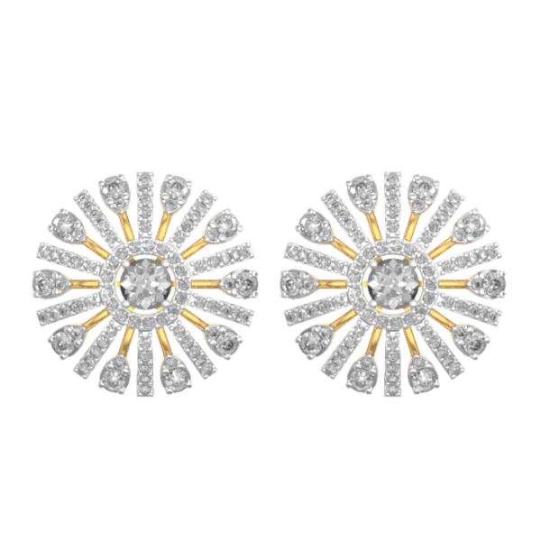 Beaming Rays Diamond Earrings