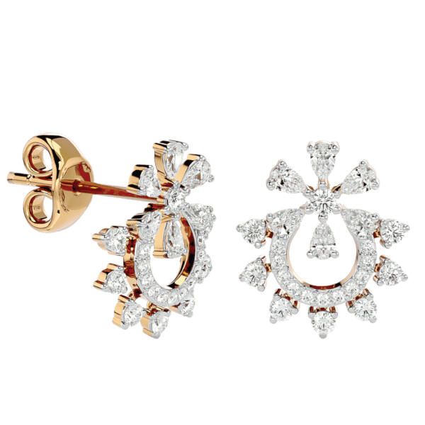 Dancing Coruscations Diamond Earrings
