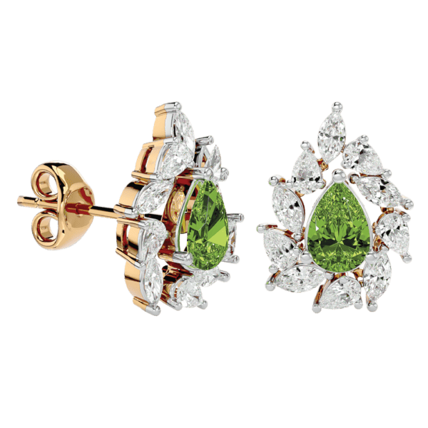 Divine Droplet Diamond Earrings