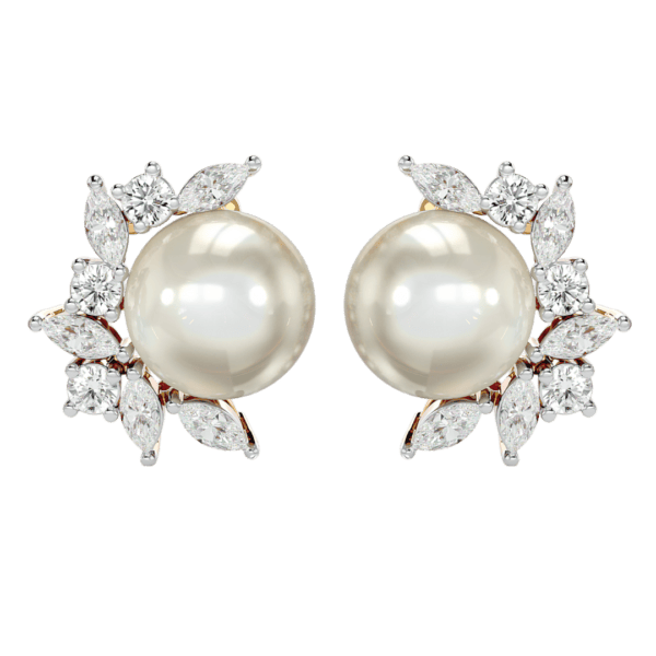 Mesmerizing Moon Diamond Earrings