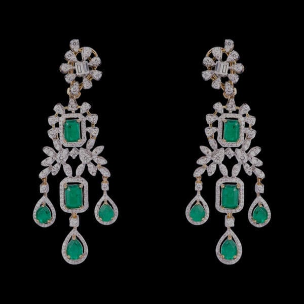 Radiating Elegance Diamond Earrings