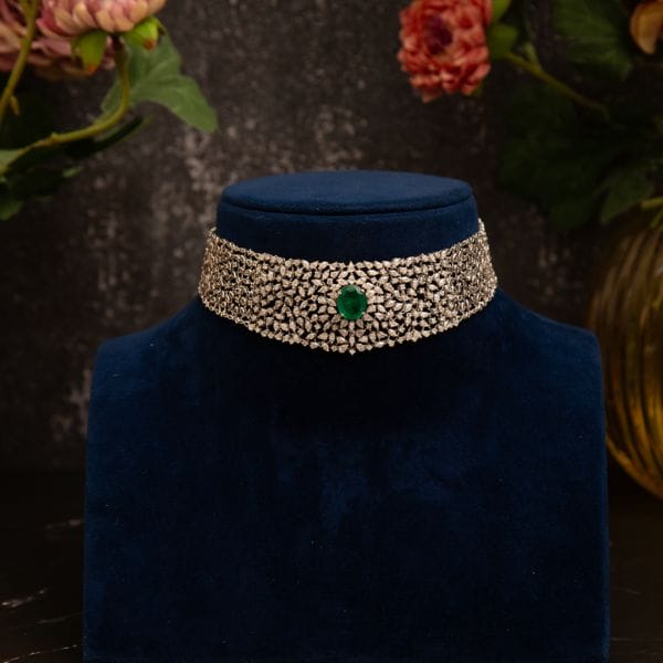 Regal Elegance Diamond Choker Necklace