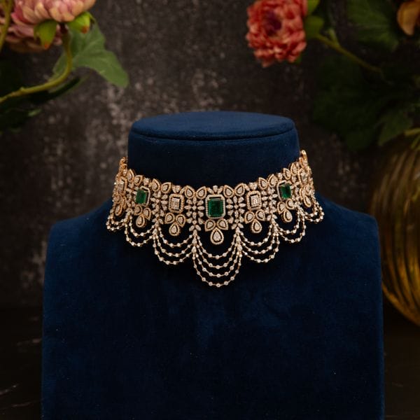Starry Serenade Diamond Choker Necklace