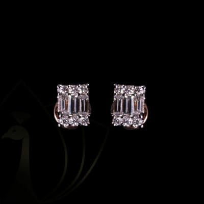 A pair of imperial empress diamond earrings from Khwaahish's Gulz collection for millennials and Gen Z.